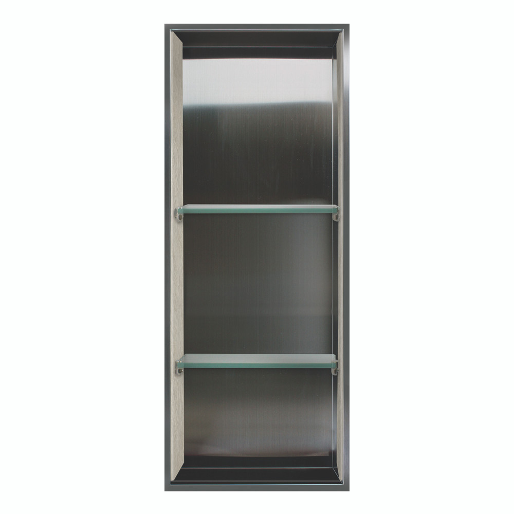34.5-in Storage Pod, In Stainless Steel/Sea Fog