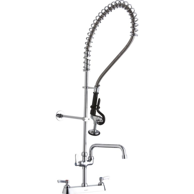 Elkay LK843AF08C Commercial 3-Hole Faucet in Chrome
