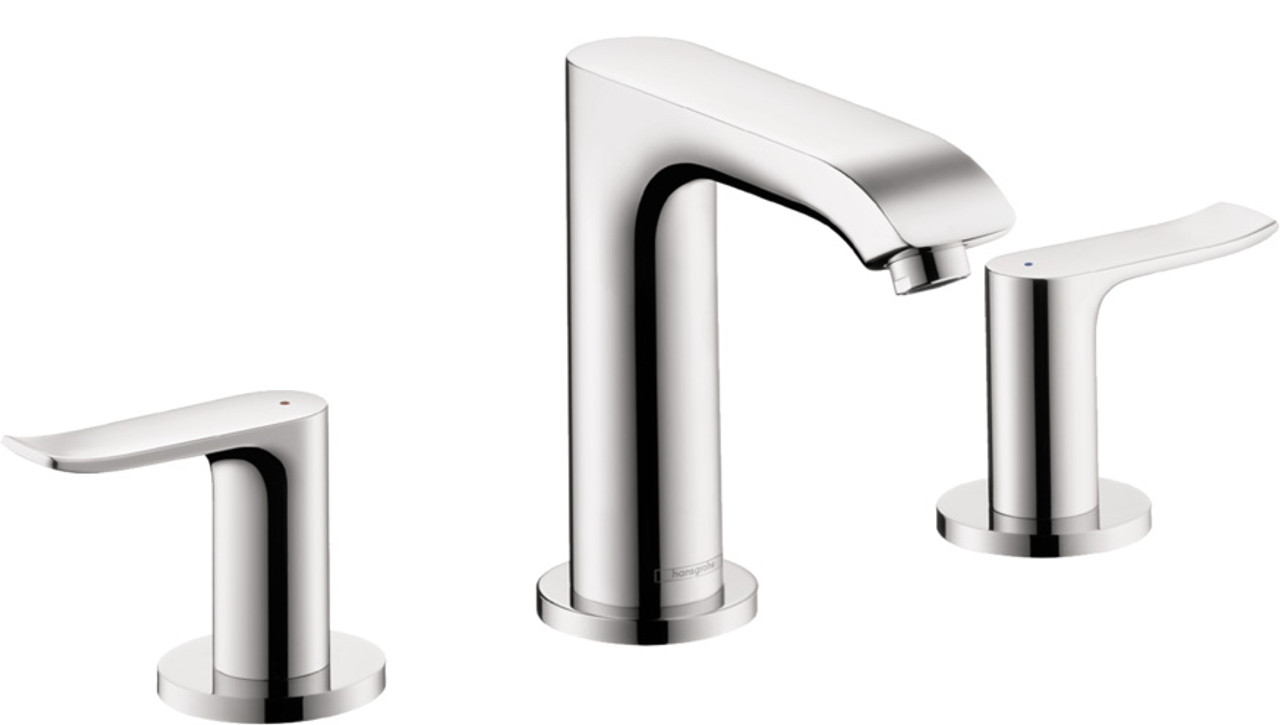 31124001 Metris Widespread Faucet 100 with Pop-Up Drain in Chrome 31124001 Metris Widespread Faucet 100 with Pop-Up Drain in Chrome