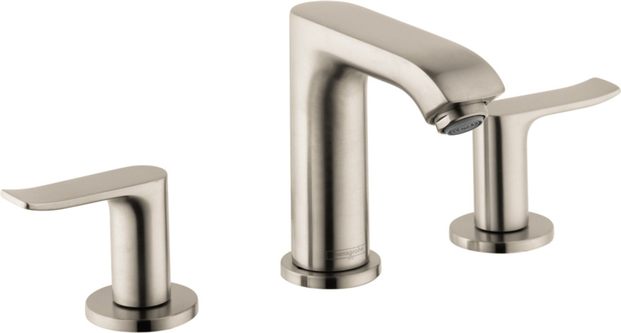31124821 Metris Widespread Faucet 100 with Pop-Up Drain in Brushed Nickel 31124821 Metris Widespread Faucet 100 with Pop-Up Drain in Brushed Nickel