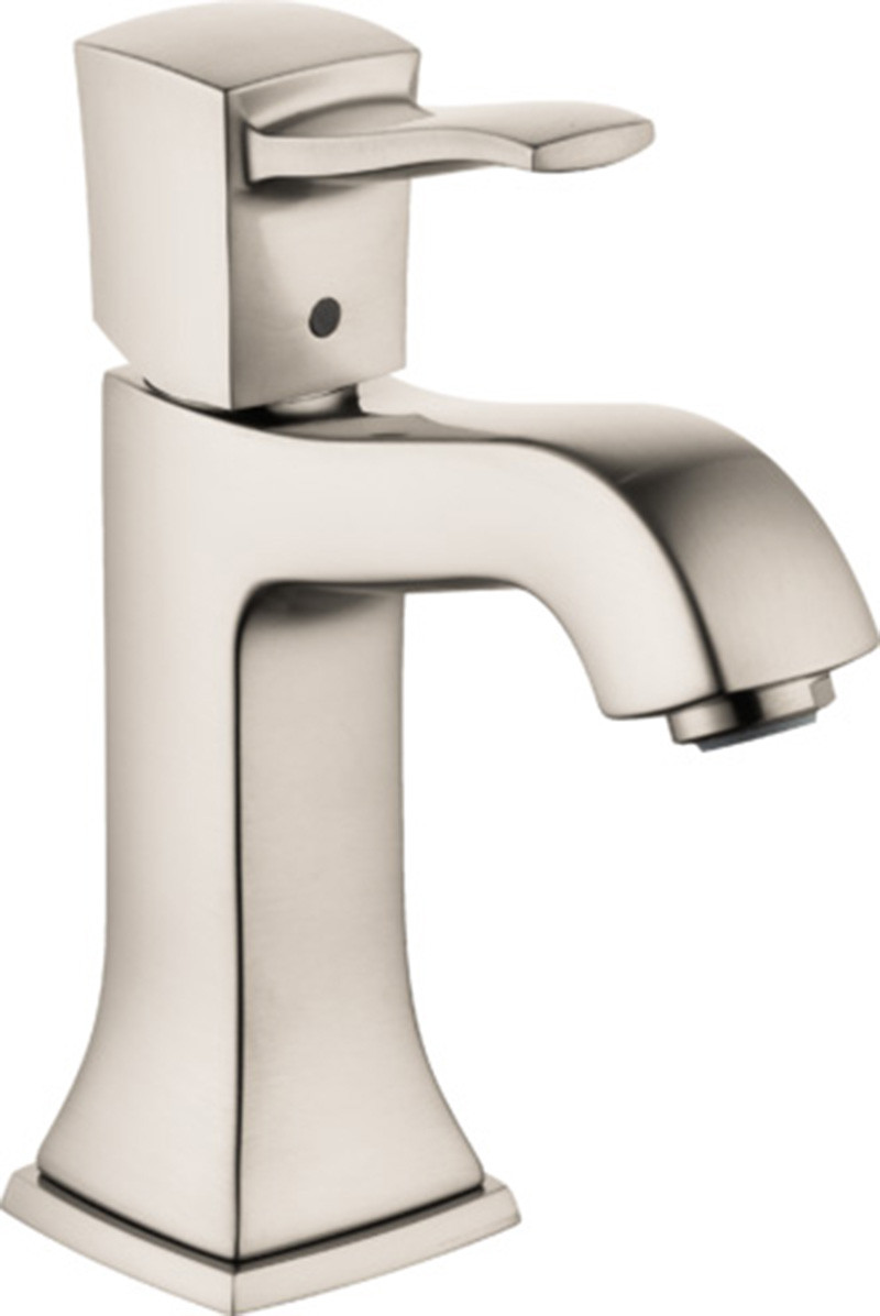 Single-Hole Faucet 110 with Pop-Up Drain in Brushed Nickel