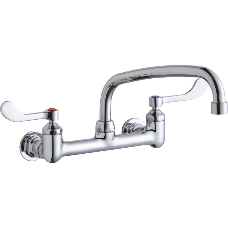 Elkay LK940AT10T4H Commercial 2-Hole Faucet in Chrome