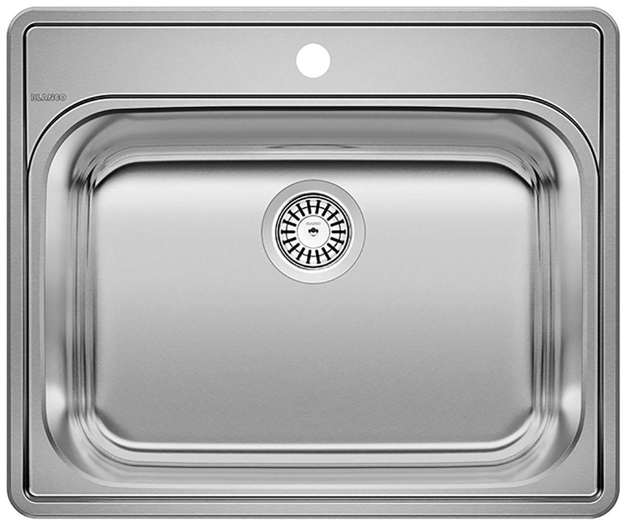 Blanco KF-441078 22-in X 25-in Essential Laundry Sink with Pull-Down Faucet and Strainer in Stainless Steel