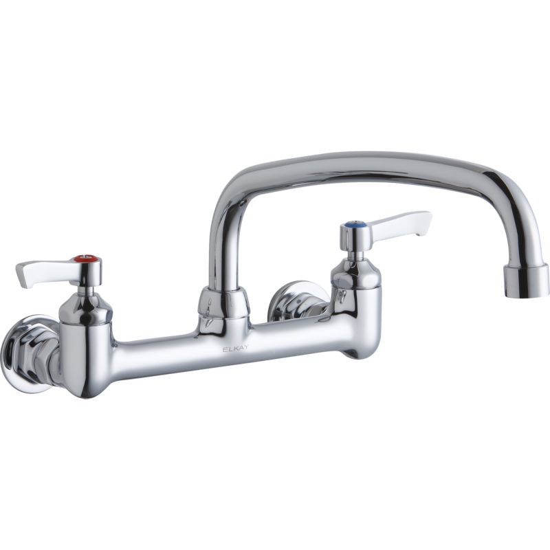 Elkay LK940AT12L2H Commercial 2-Hole Faucet in Chrome