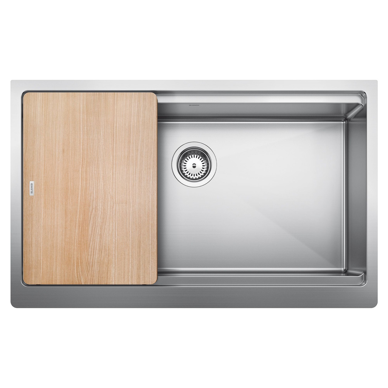 Blanco 33-in x 20.5-in 18-Gauge Stainless Steel Single Bowl Undermount Apron Front Farmhouse Kitchen Sink
