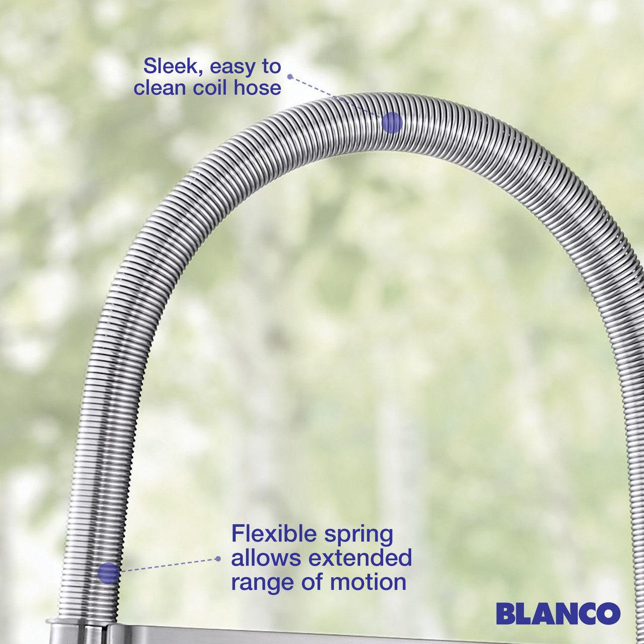 Blanco 443019 Rivana Semi-Pro Kitchen Faucet 1.5 GPM in Matte Black