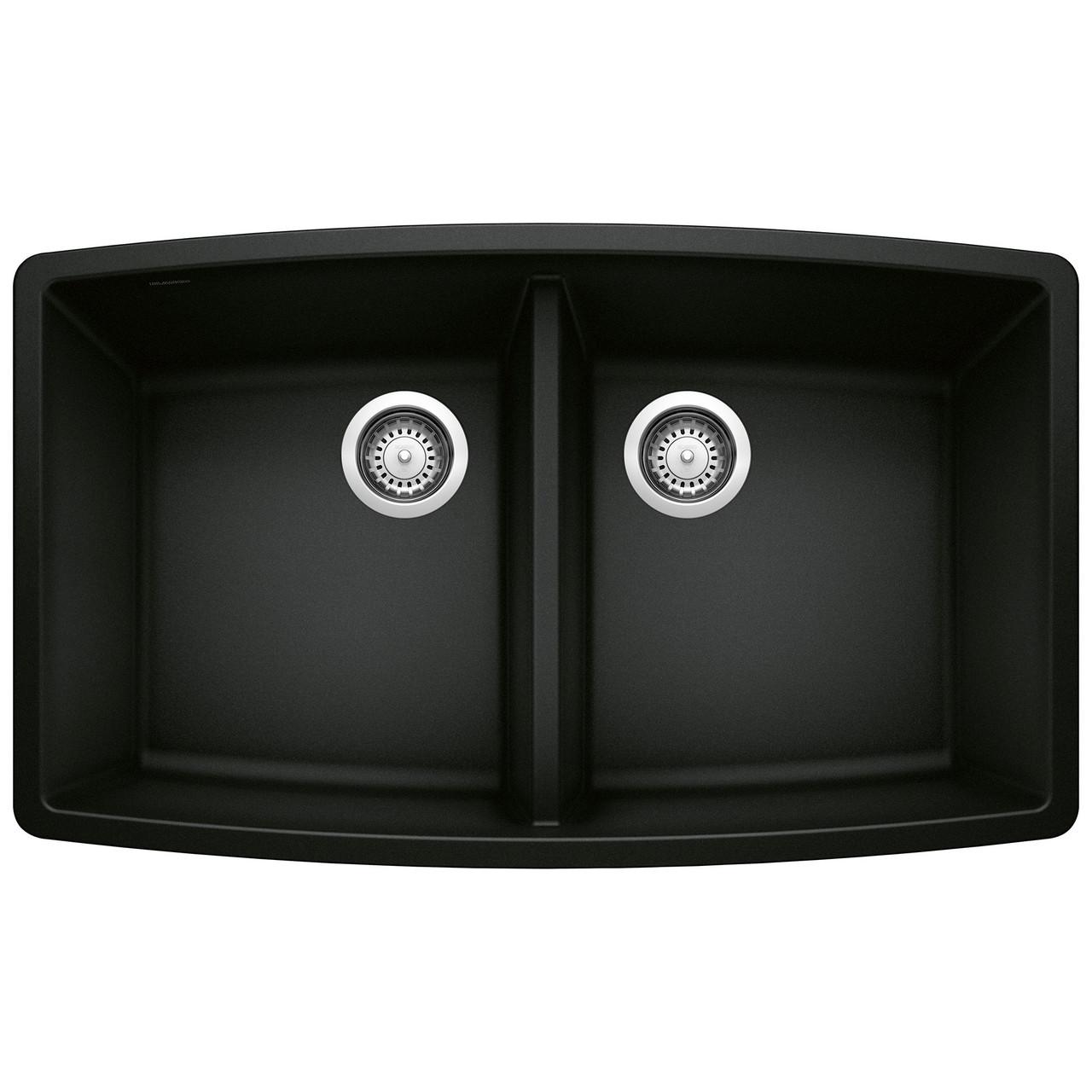 Blanco KA-442937 Performa Equal Double Bowl Sink Kit in Coal Black
