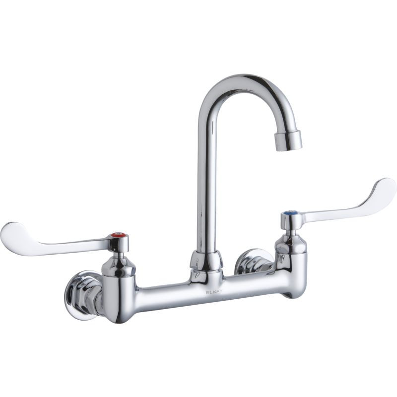 Elkay LK940GN04T6H Commercial 2-Hole Faucet in Chrome