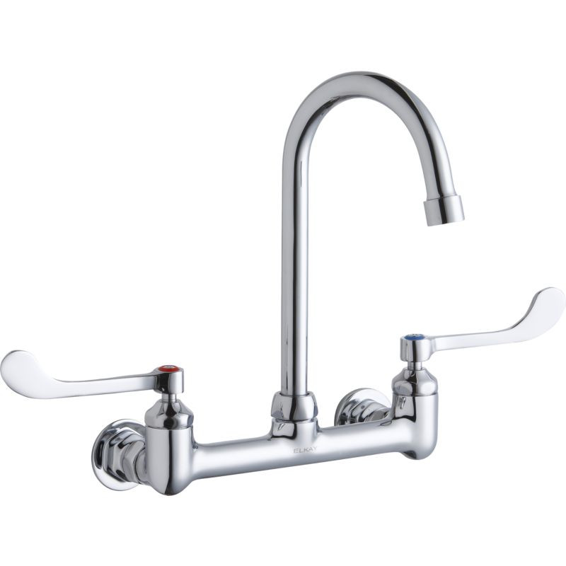 Elkay LK940GN05T6H Commercial 2-Hole Faucet in Chrome