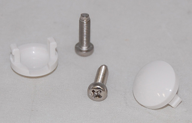 Washlet Bolt Cap Kit for 500 in Colonial White
