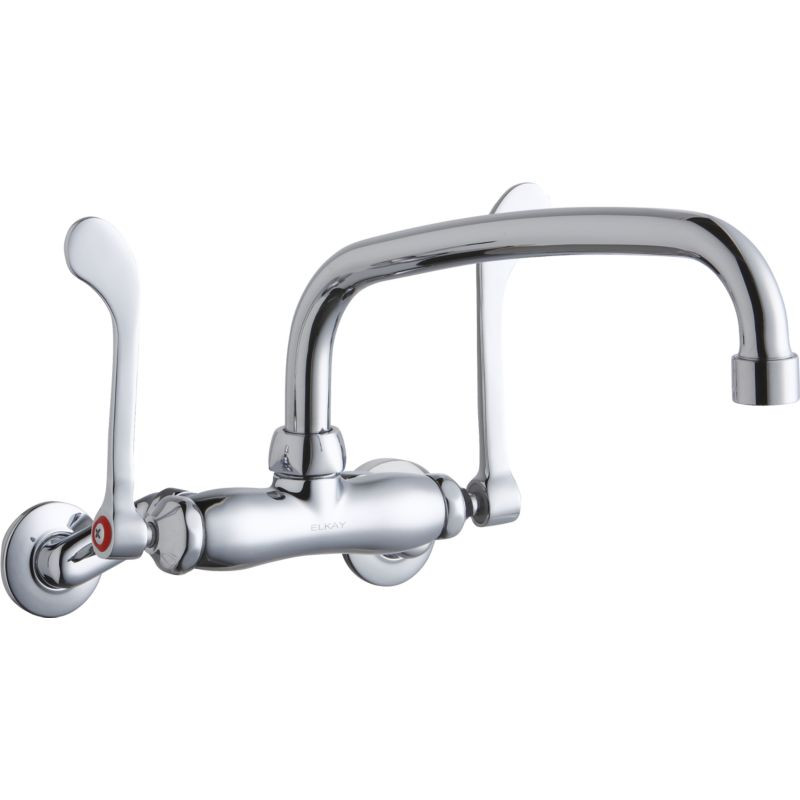 Elkay LK945AT10T6T Commercial 2-Hole Faucet in Chrome