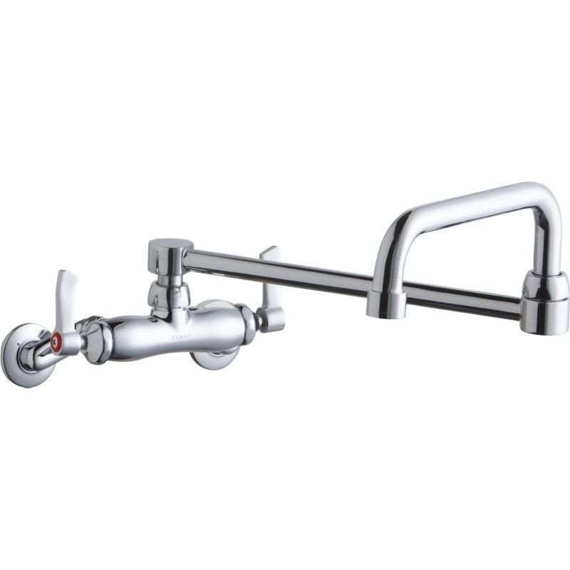 Elkay LK945DS20L2T Commercial 2-Hole Faucet in Chrome
