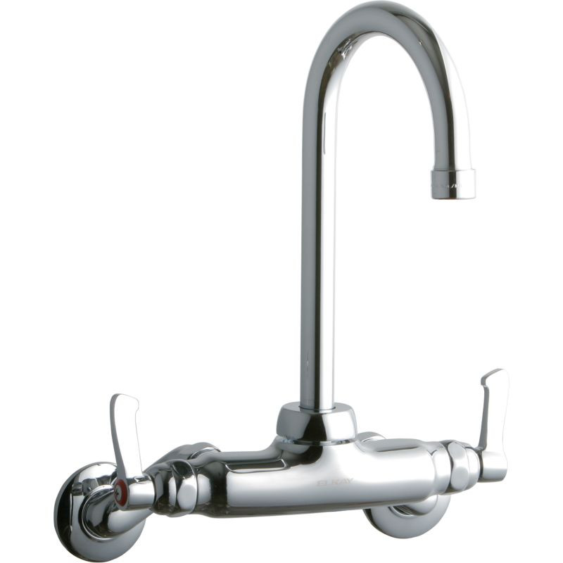 Elkay LK945GN05L2T Commercial 2-Hole Faucet in Chrome