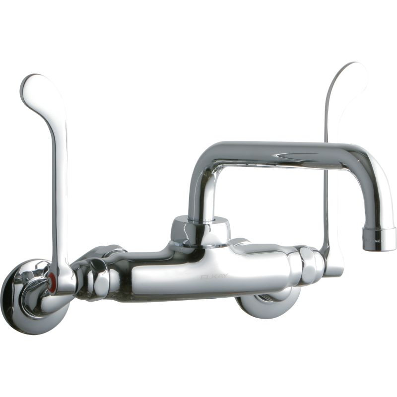 Elkay LK945TS08T6T Commercial 2-Hole Faucet in Chrome