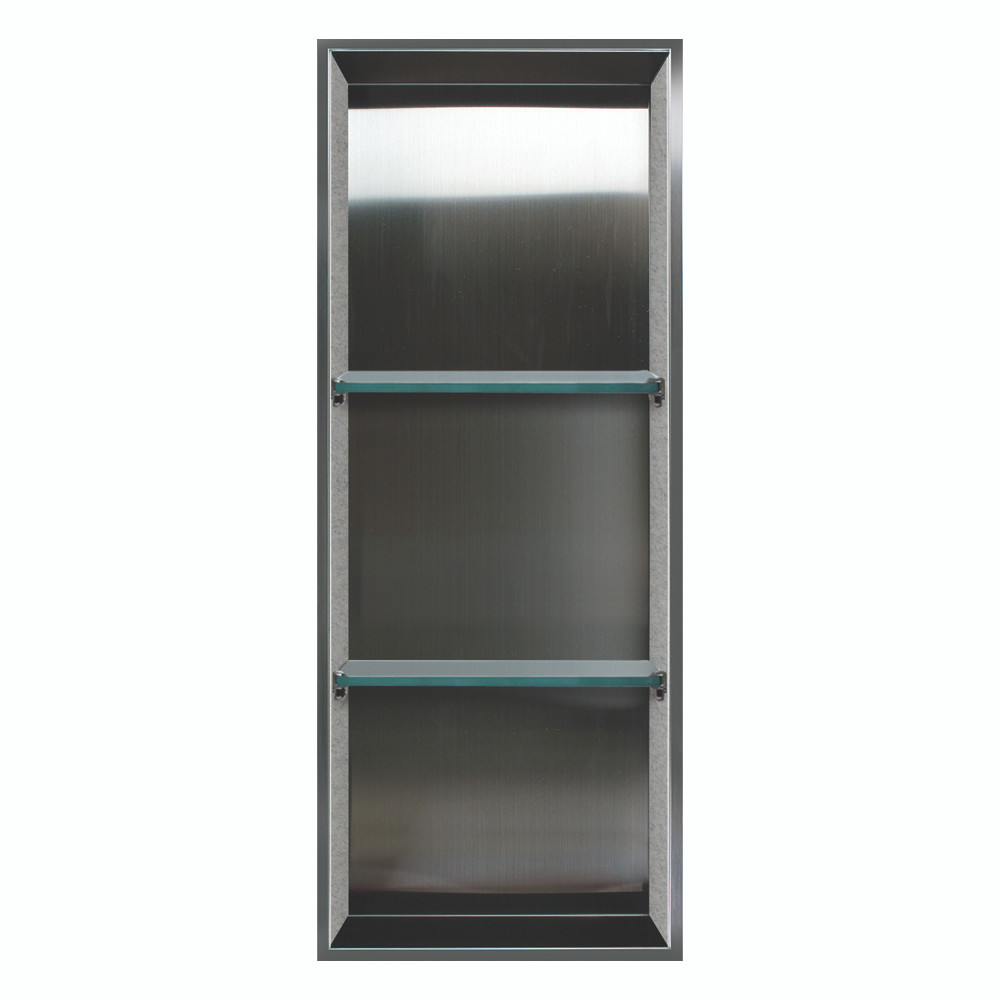 34.5-in Storage Pod, In Stainless Steel/Grey Beach