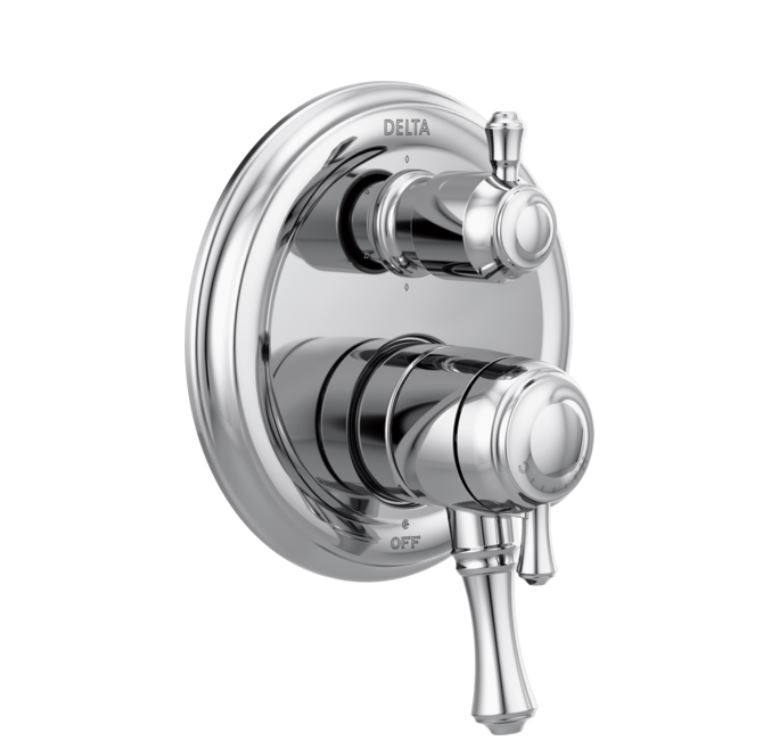 T27997 Cassidy Valve Trim with 6-Setting Integrated Diverter in Chrome