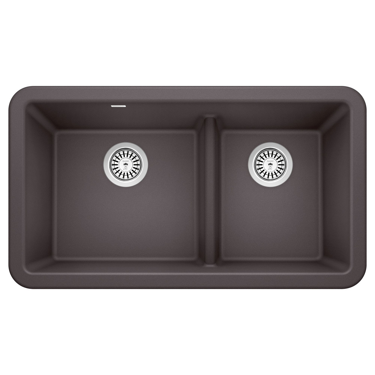 33" Farmhouse/Apron Front Kitchen Sink with Low Divide in Cinder 33" Farmhouse/Apron Front Kitchen Sink with Low Divide in Cinder