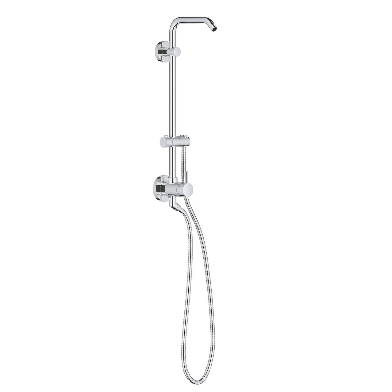 KSS-26488-26366001 Retro-Fit 18-in Shower System with Handshower, Chrome KSS-26488-26366001 Retro-Fit 18-in Shower System with Handshower, Chrome