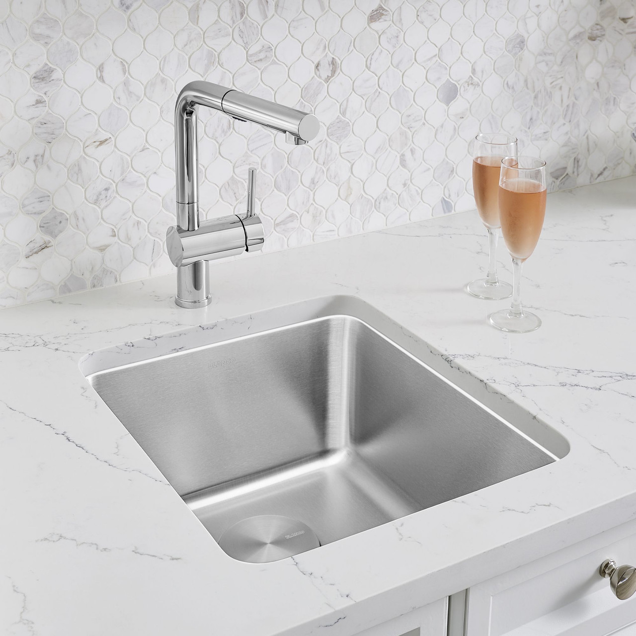 16-in x 18-in Stainless Steel Undermount Bar Sink in Stainless Steel 16-in x 18-in Stainless Steel Undermount Bar Sink in Stainless Steel