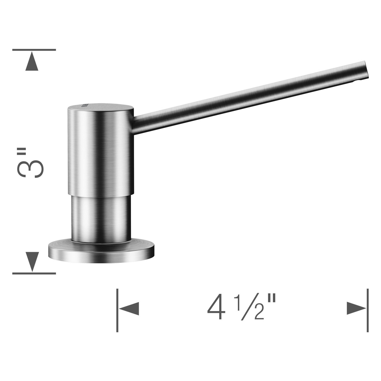 Blanco 402672 Torre Soap Dispenser in PVD Steel