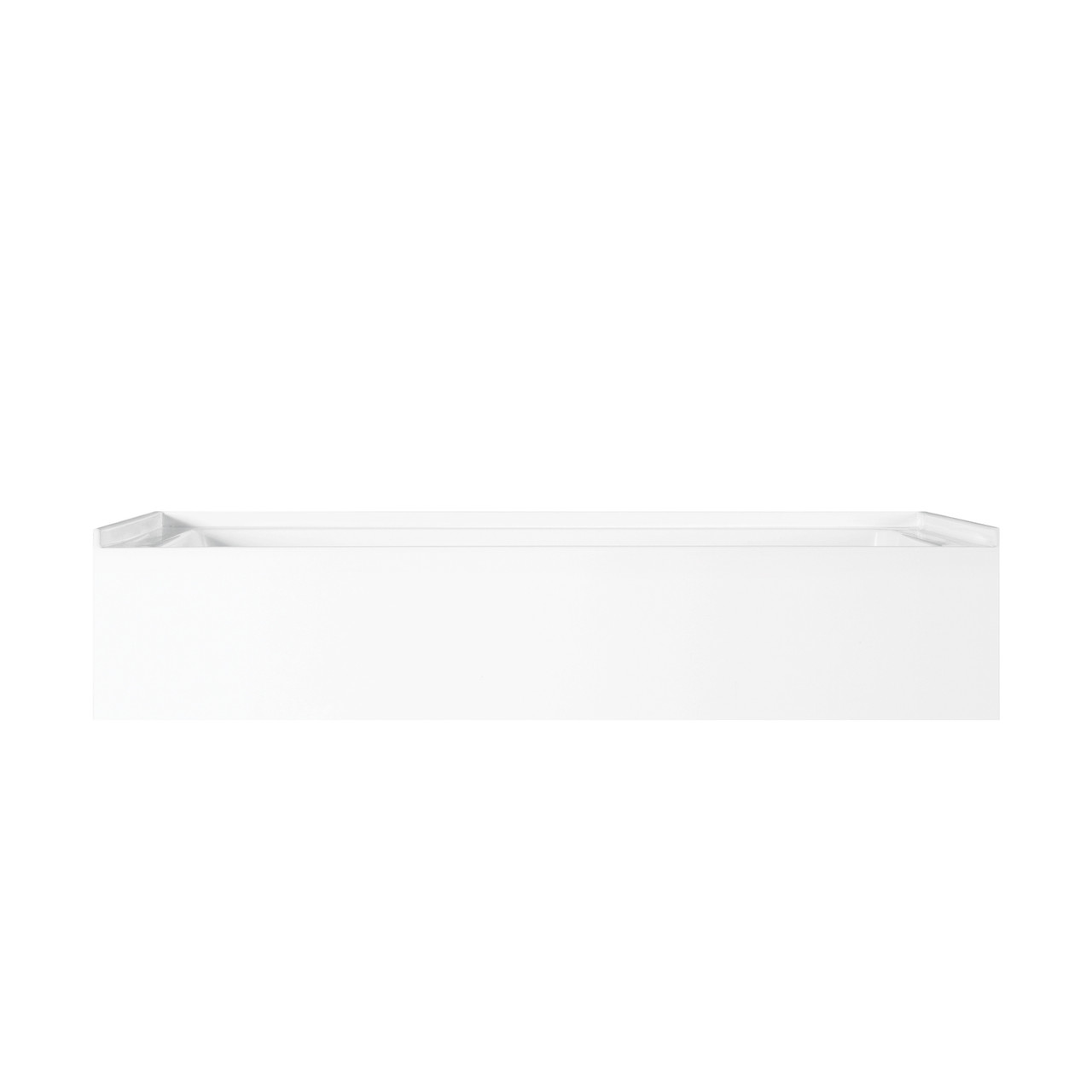 Transolid UATLN603215-R Unity 60-in x 32-in x 15-in Alcove Acrylic Bathtub With Right Hand Drain, White (Glossy)