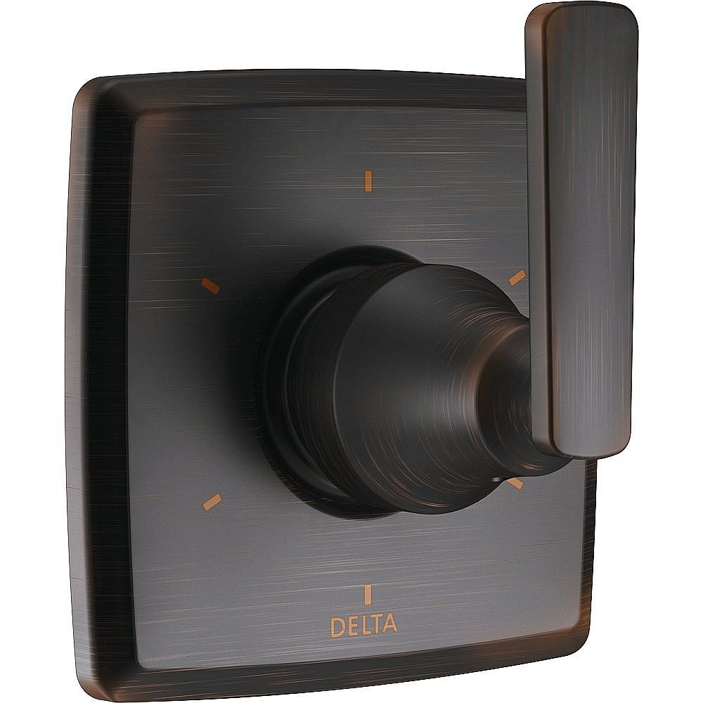Six Function Diverter Trim - Three Independent Positions, Three Shared Positions in Venetian Bronze