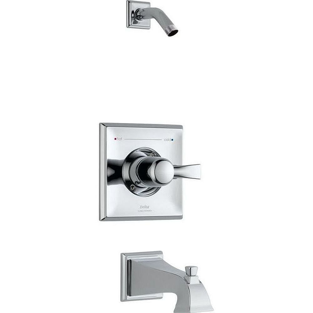 T14451-LHD Single Function Bath and Shower Trim in Polished Chrome