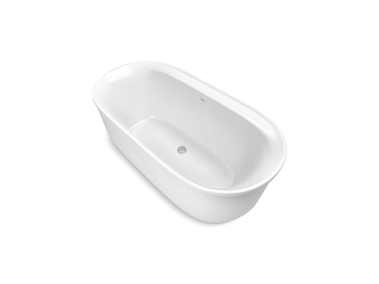 Sterling Spectacle 60"x32" Oval Acrylic Freestanding Bathtub in White Sterling Spectacle 60"x32" Oval Acrylic Freestanding Bathtub in White
