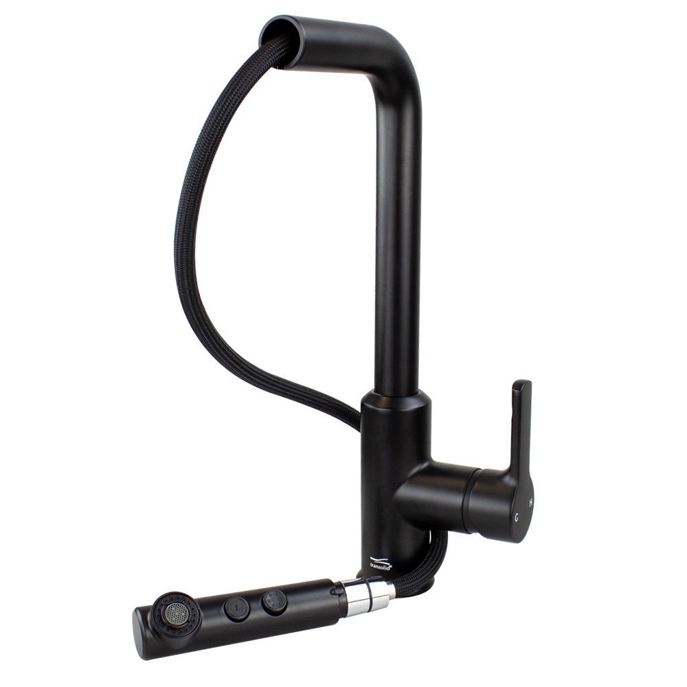T3630-MB Sloane Pull-Down Kitchen Faucet, Matte Black