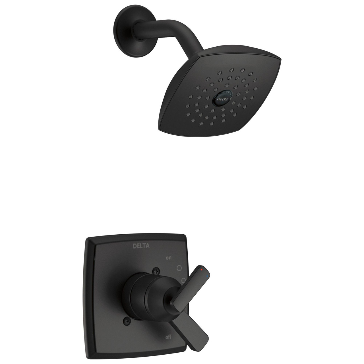 T17264-BL Ashlyn Monitor 17 Series Shower Trim, Matte Black