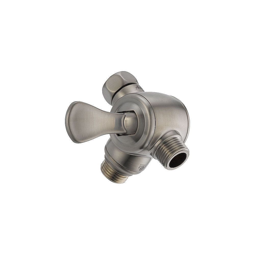 3-Way Shower Arm Diverter with Hand Shower Mount in Brilliance Stainless