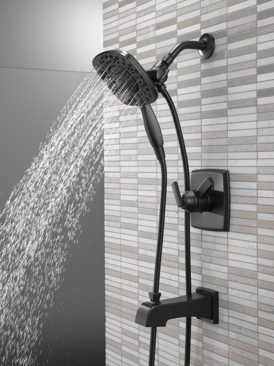 Delta T17464-BL-I Ashlyn Monitor 17 Series Shower Trim with In2ition, Matte Black