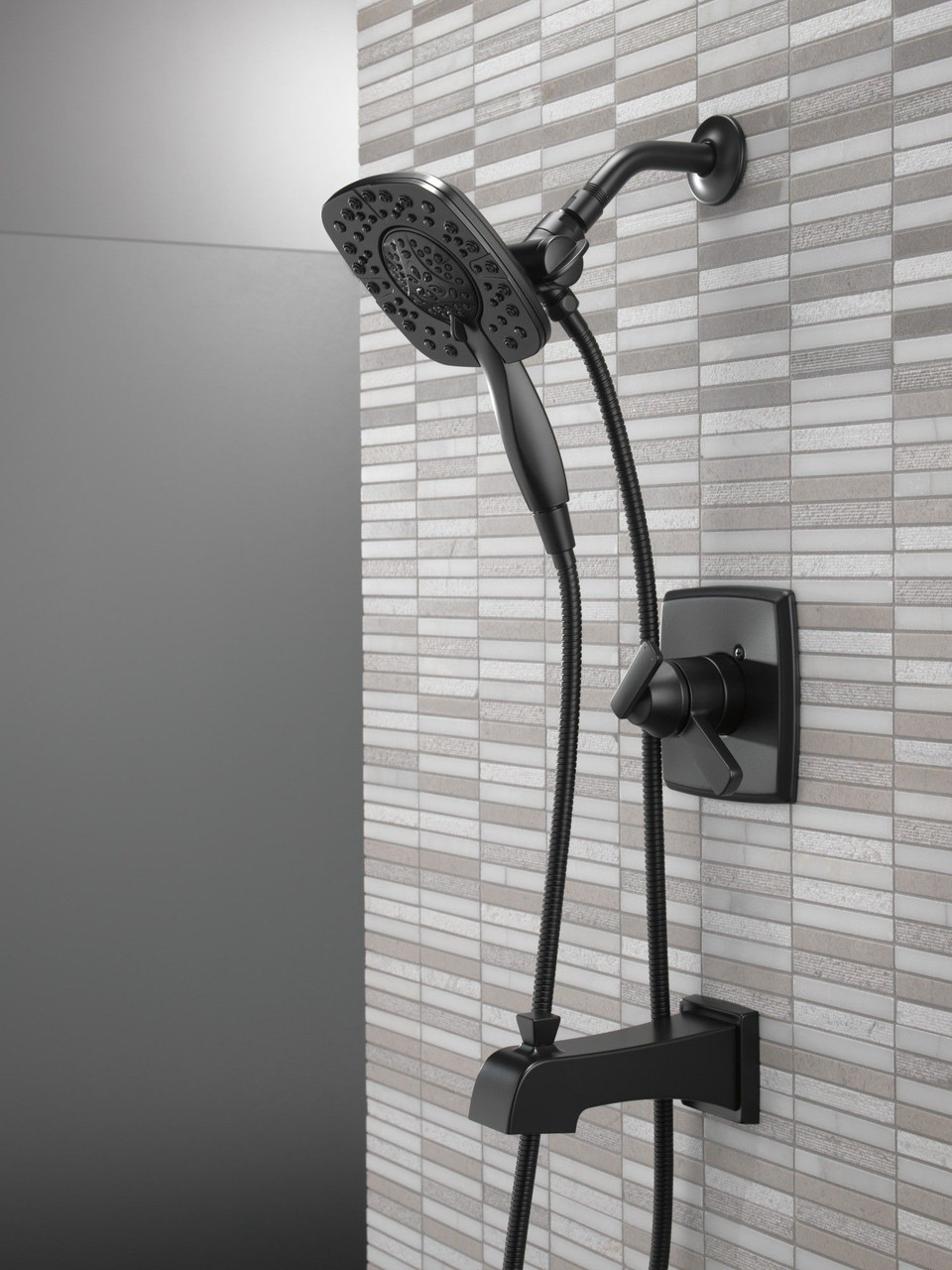 Delta T17464-BL-I Ashlyn Monitor 17 Series Shower Trim with In2ition, Matte Black