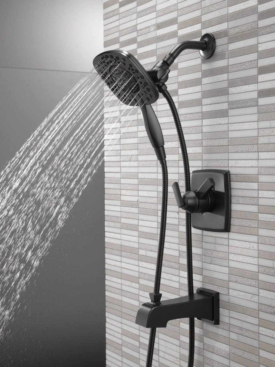 Delta T17464-BL-I Ashlyn Monitor 17 Series Shower Trim with In2ition, Matte Black