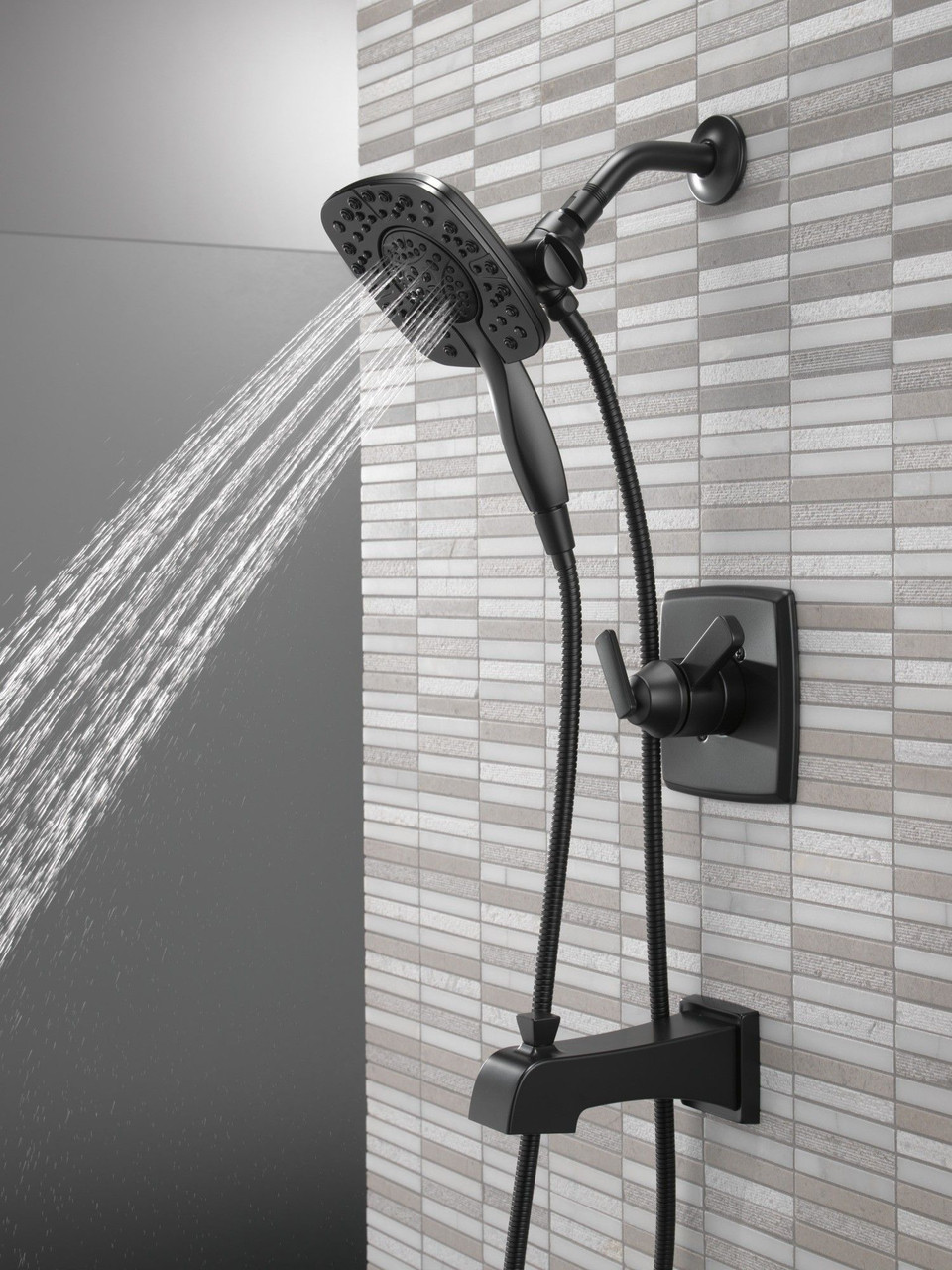 Delta T17464-BL-I Ashlyn Monitor 17 Series Shower Trim with In2ition, Matte Black