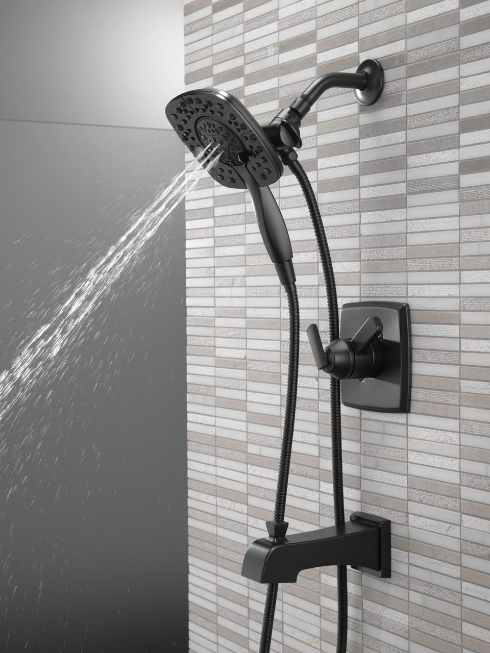 Delta T17464-BL-I Ashlyn Monitor 17 Series Shower Trim with In2ition, Matte Black