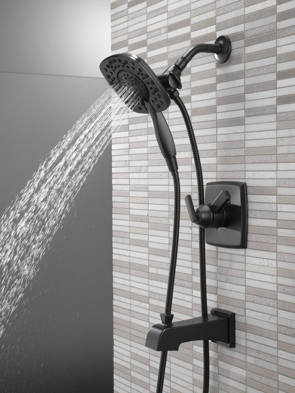 Delta T17464-BL-I Ashlyn Monitor 17 Series Shower Trim with In2ition, Matte Black