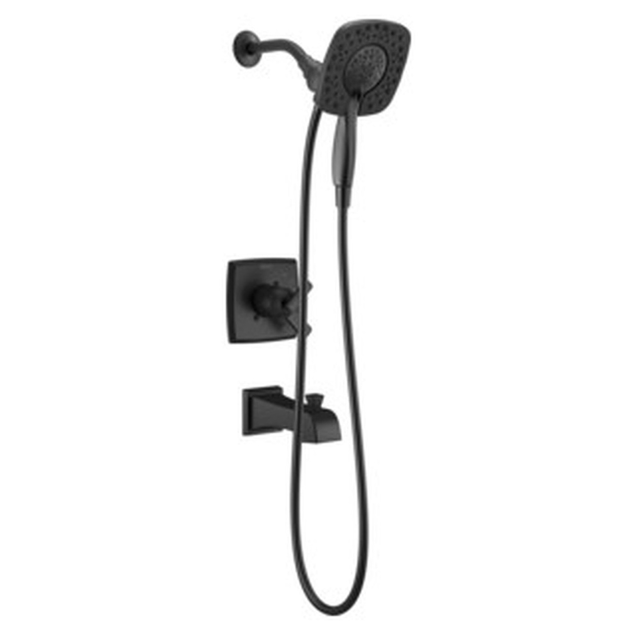 T17464-BL-I Ashlyn Monitor 17 Series Shower Trim with In2ition, Matte Black