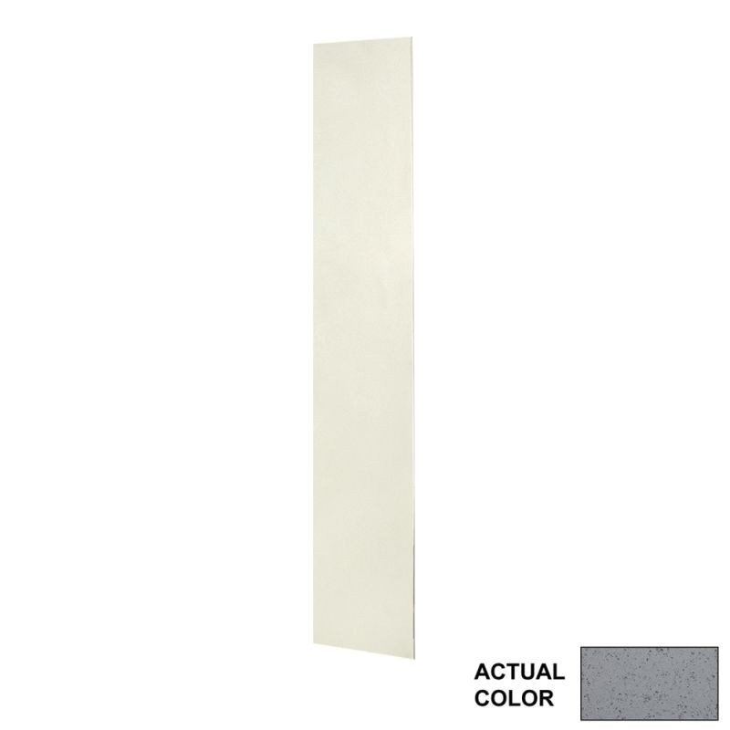 11.75-in W x 72-in H Solid Surface Shower Wall Panel in Gray Glass
