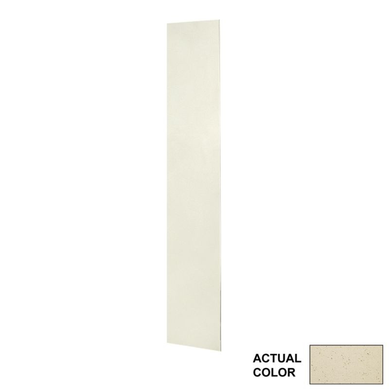 11.75-in W x 96-in H Solid Surface Shower Wall Panel in Crystal Cream