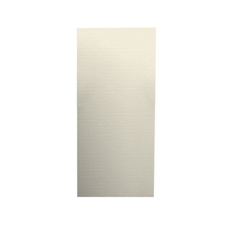 Swan DWP-3696GO-1-037 36-in W x 96-in H Solid Surface Shower Wall Panel in Bone