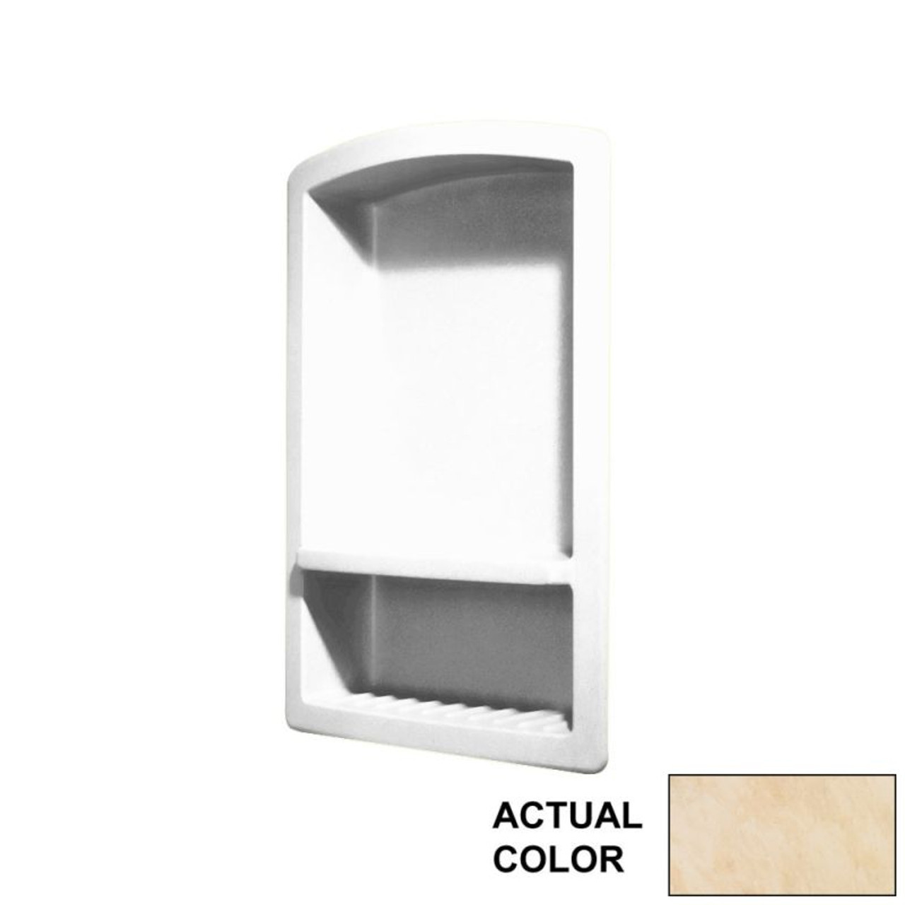 4.313-in D x 15-in W x 22-in H Solid Surface Soap Dish in Golden Steppe