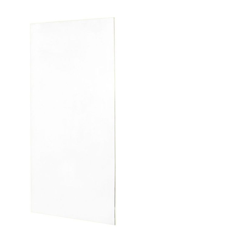 Swan SS-3696-1-010 36-in W x 96-in H Solid Surface Shower Wall Panel in White