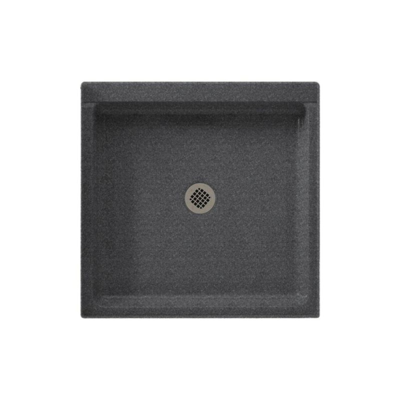 42.375-in D x 42.188-in W x 5.5-in H Solid Surface Shower Base in Night Sky