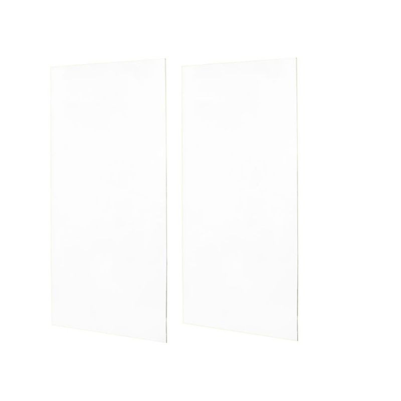 48-in W x 96-in H Solid Surface Shower Wall Panel in White