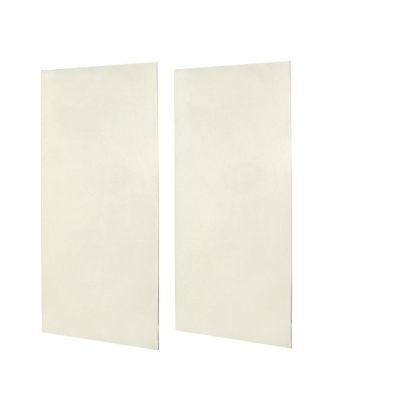 48-in W x 96-in H Solid Surface Shower Wall Panel in Bisque