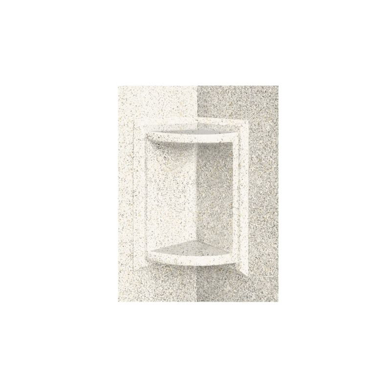 5.75-in D x 5.75-in W x 11-in H Solid Surface Soap Dish in Baby's Breath