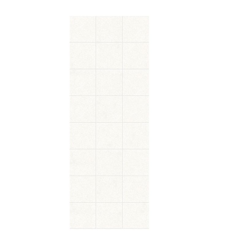SSSQ-3696-1-011 36-in W x 96-in H Solid Surface Shower Wall Panel in Tahiti White