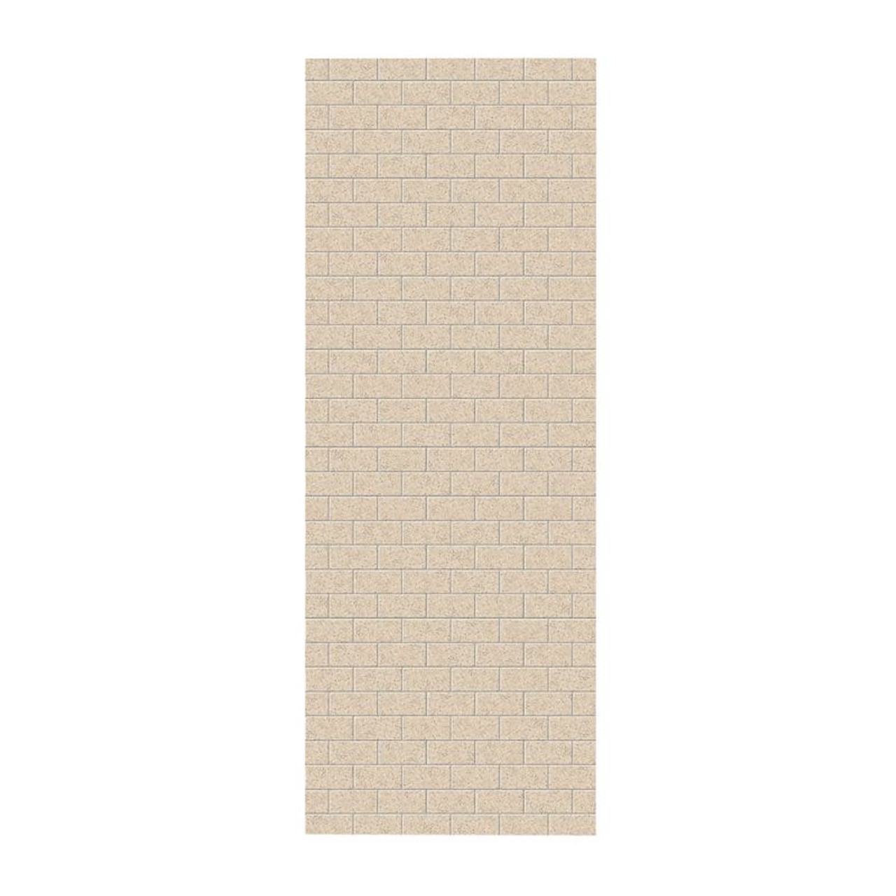 36-in W x 96-in H Solid Surface Shower Wall Panel in Bermuda Sand