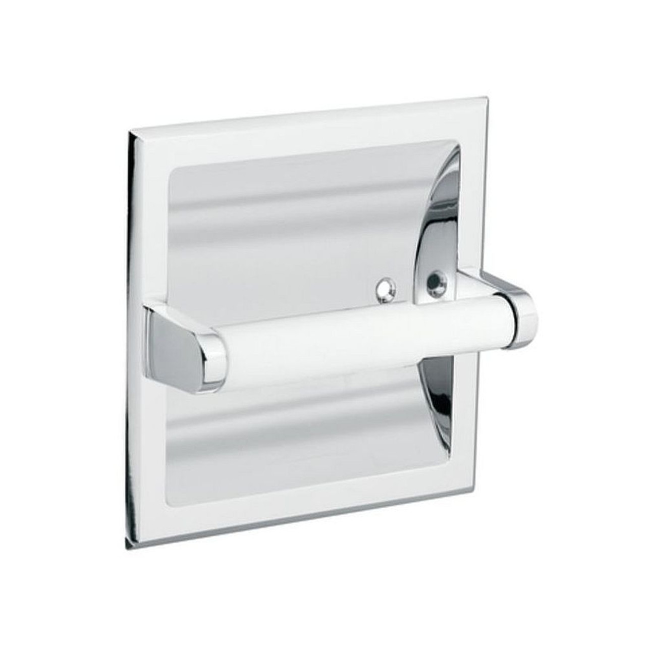 Recessed Toilet Paper Holder in Stainless Steel Recessed Toilet Paper Holder in Stainless Steel